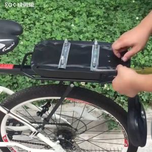 Leather Bike Back Rear Seat Replacement Bicycle Parts Cushion Pad Waterproof Universal