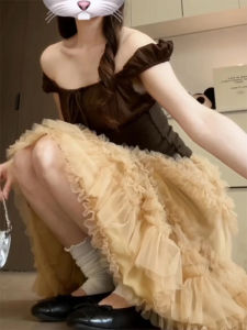 LANMENGYA | French Irregular Design School Style Summer Half Skirt