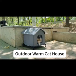 Stray Cat Dog House Waterproof Outdoor Pet Shelter Sleeping Beds Home Foldable Washable for Puppy Supplies