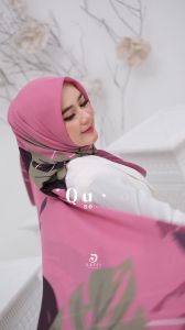 HIJAB SEGI EMPAT MOTIF TERBARU DAFFI SERIES QUINCE