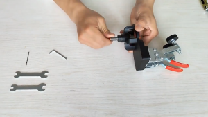 Pembukaan Lubang Yang Tepat 35mm Mata Bor Engsel 3 Bantalan Pelubang Engsel Sendok Hinge Hole Drill Guide Alat Bantu Bor Engsel Sendok