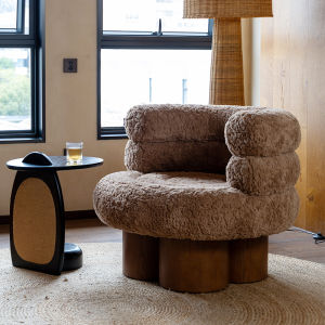 PURPLELEAF | Plush Fluffy Multi-Dopamine Cute Lounge Chair
