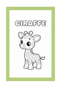 (PDF) Animal Coloring Pages For kids And Toddlers 12 pages
