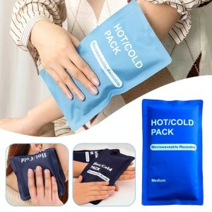 Professional Ice Pack Cooler Pack เจลนํากลับมาใช้ใหม่แช่แข็งร้อนและเย็นแพ็คน้ําแข็งแพ็คสําหรับขาเข่าปวดศีรษะแบบพกพากลางแจ้ง