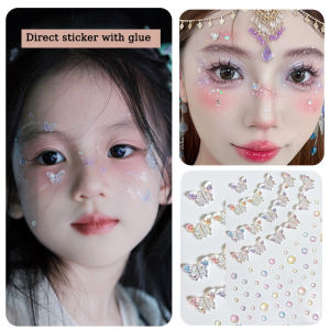 สติ๊กเกอร์แต่งหน้า สติ๊กเกอร์เพชร สติ๊กเกอร์เพชรเทียม สติ๊กเกอร์ตกแต่งหน้า