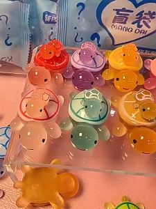 เต่าเรืองแสง เต่าเรซินเล็ก ตุ๊กตาแต่งสวน ตุ๊กตาแต่งบ้าน สุ่ม5ชิ้น ของตกแต่งตู้ปลา