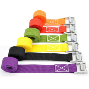 2M Car Buckle Tie-Down Belt Cargo Straps For Motorcycle Bike Luggage Bag Tow Rope Strong Ratchet