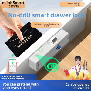 eLinkSmart | Fingerprint & Hidden Password Lock for Drawers & Cabinets