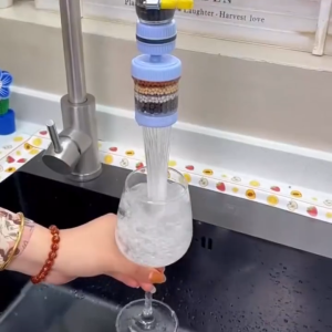 KENTO LITE หัวต่อก๊อกกรองน้ำหมุนได้ 360°Cชั้นกรอง 6ชั้น กันน้ำกระเด็น หัวกรองก๊อกน้ำ ที่กรองน้ำ  หัวกรองน้ำ