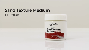 Mont Marte Sand Texture Medium Coarse – 250ml | Create 3D Effects with Acrylic & Oil Paints on Canvas Wood & More