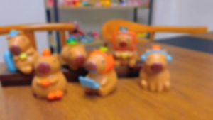 Bộ 6 Mô Hình Chuột Lang Capybara Siêu Cute Mô Hình Cao 7cm Decor Trang Trí Bộ Sưu Tập Yêu Thích