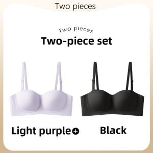 Strapless Non-slip Gathered Wirefree Invisible Bras