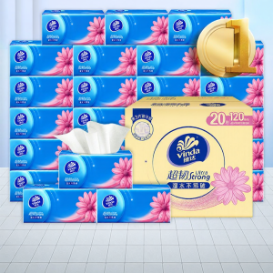 Vinda | Economical Large Family Pack Tissue 120 Counts