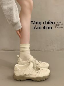 ZHENMO | Breathable Heel Lift Ballet Flats with Magic Tape Womens Leisure Shoe