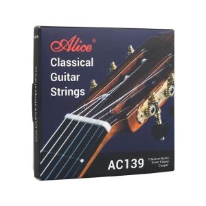 Alice AC139 Classical Guitar Strings Titanium Nylon Silver Plated Copper Normal/Hard Tension