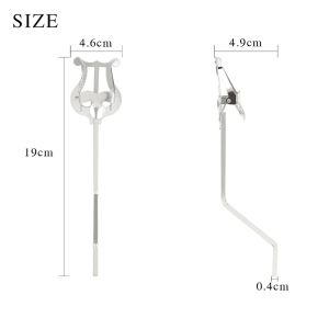 SLADE | Kẹp Nhạc Bản Nhạc Kèn Saxophone Alto SLADE Kẹp Nhạc Di Động Kẹp Nhạc Diễu Hành Giá Đỡ Bền Chắc Cho Phụ Kiện Nhạc Cụ Hơi Gỗ