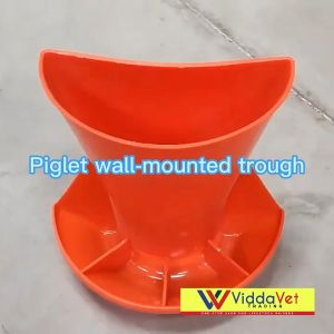 Outomatic Feeding Through For Piglet Farming Equipment Automatic Orange Piglet Feeder