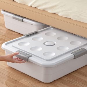 TIJU | Bed Under Storage Box With Wheels
