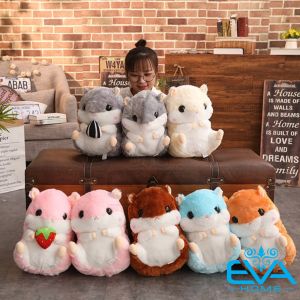 Chăn Gối Thú Bông / Gối Mền Chuột Hamster 3 Trong 1 Nhiều Màu Cute