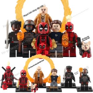 Đồ Chơi Hình Nhân Vật Siêu Anh Hùng Deadpool Wolverine Human Torch TVA Agent Blade