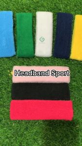 Headband Ikat Kepala Polos / Hairband Olahraga Sport Bahan Wol Tebal
