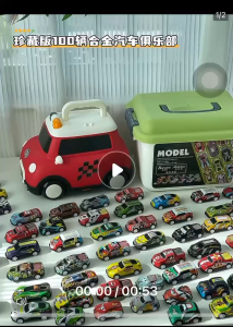 【Ready Stock】52pcs Mini pull-back alloy sports car model toy boy racing car model fun toy simulation childrens gift inertia
