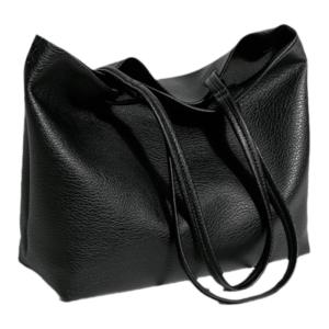 Large Capacity Soft Leather Tote Bag for Commuting Women New 2025 Stylish Underarm Tot Bag Korean Style Casual Shoulder Bag