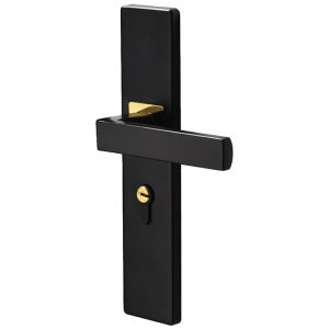 【HOSPORT】Metal Door Security Lock Anti-theft Door Handle Lock with Keys Security Entrance Door Knobs Lock for Bedroom Bathroom