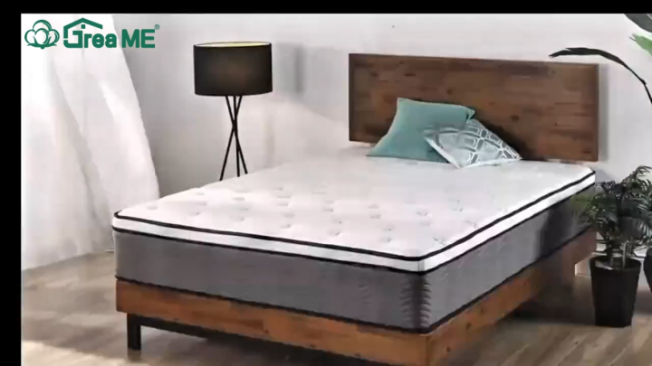 Spring Bed Busa COD Kasur Spring bed Kasur Busa Tebal 30cm Bahan Rajutan Busa Spons ...