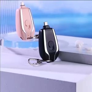 【✅SG SELLER✅】RICHMENT Mini Portable External Type-C Power Bank Battery Mobile Phones Emergency-Charger Portable Mini for iPhone iPad Lighning Type-C Power Bank Keychain Emergency Charger For Type-C Android IOS for iPad for Samsung mini Power Bank Travel