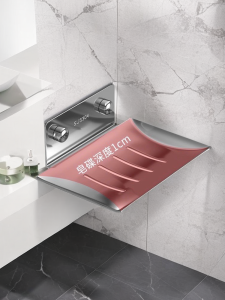 Hộp Đựng Xà Phòng Bằng Thép Không Gỉ Treo Tường Nhà Tắm Giá Đỡ Thoát Nước Giá Đỡ Xà Phòng Sáng Bóng Không Cần Khoan