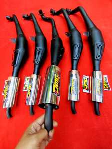 Knalpot fiz r force one standar racing suara garing