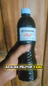 Poles Pewarna  Kayu Jati dan Mahoni Woodnesia 500ml  Untuk Kayu Make Up Campuran Air Siap Pakai