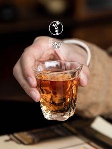 LUOSHENGMANSHENGHUO | Refined Tea Tasting Glass Goblet 1 pc