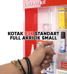 Kotak Obat P3K Akrilik / Acrylic Medium Size