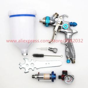 1.4mm Professional HVLP Air Spray Paint Sprayer 600ml Gravity Feed Airbrush Kit Car Furniture Painting Spraying Tool
