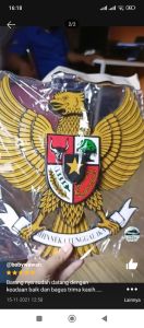HIASAN DINDING LAMBANG BURUNG GARUDA PANCASILA uk 35x35