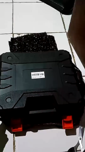 Mesin Gerinda Tangan & Mesin Bor Listrik 13mm Set Gerinda & Bor 2in1 400W/500W 12000rpm/2600rpm Paket Lengkap Free Koper Aksesoris Standar - Besi