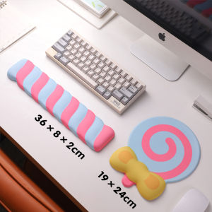 Silicone Wrist Mouse Pad Memory Foam Keyboard Hand Rest Office Mouse Pad Cute Girls
