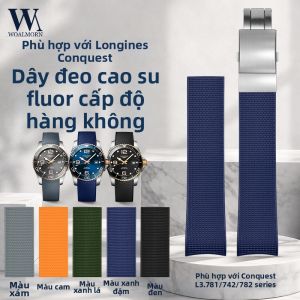 Woalmorn | Dây Đeo Đồng Hồ Fluoroelastomer Chính Hãng 21mm