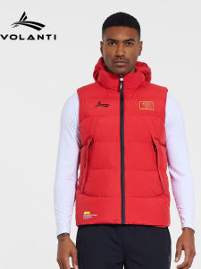 VOLANTI | Warm Winter Training Sleeveless Hooded Vest