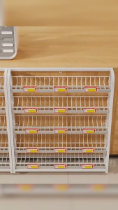 🔥 พร้อมส่งจากไทย!ชั้นขายของชำ 5 ชั้น ชั้นวางสินค้า ชั้นขายของ แบริ่งน้ำหนัก 100KG เหมาะสำหรับวางสินค้าหลากหลายประเภทในร้านค้า 67×60×15CM