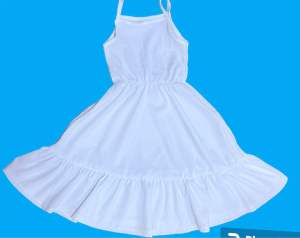 Crumpled dresses for kids