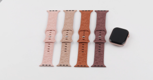 สายซิลิโคนพิมพ์ดอกไม้สำหรับ for smart Watch Ultra 2 49 มม.46 45 44 42 41 40 38 มม.สำหรับ for iWatch Series 10 9 8 7 SE 6