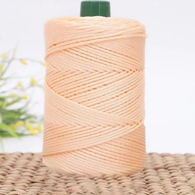 Summer Crochet Yarn Ice Rope 3mm Thread For Hand Knitting Bag Sun Hats Shoes Woven DIY Hook Cushion Silk Medium Thick About 200m