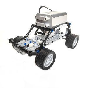 Programmable remote control robot electric building block science education 9686 puzzle building block Rear wheel drive vehicle childrens toy