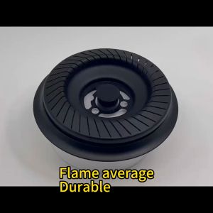 4Pcs Gas Burner Fire Cover Set Replacement Cooktop Parts Gas Stove Fire Cover Windproof Energy Cover