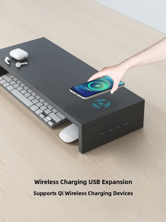 Standing Computer Charging Wireless Charging and Cooling Laptop Stand | Lazada