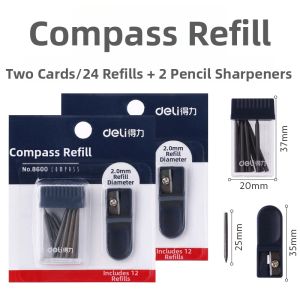 deli | Student Mathematical Drawing Compass 30cm Diameter Clip-on Pen