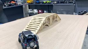 Parts Wooden Simulation Off-road Obstacles for 1/18 1/24 RC Crawler Model Car Adult Childrens Toys Assembly Props